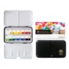 Professional Watercolor Paint Set, 12 Half Pans