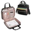 Prokva 3 Ring Zipper Binder 2 Inch, Accordion File Organizer with Strap