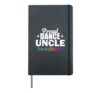 Proud Dance Uncle Music Equalizer Hardcover Journal, Black