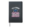 Proud Mom Awesome Biologist Biology Mom Hardcover Journal, Black