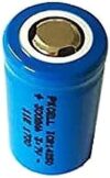 PRTGFJKL 14250 1/2AA 300mah Battery 14250 3.7v Li-ion Rechargeable Batteries for Sight Instrument 2pcs