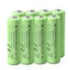 PRTGFJKL 8pcs Ni-MH AA Rechargeable Batteries AA 1.2V 2400mAh Nimh Rechargeable Batteries for Solar Lights, Recharge up to 1000 Times AA Battery Size: 14.5 50.5mm