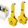 Psdndeww Silicone Toilet Cistern Block Holder with Locking Buckle for Stable Placement Inside Different Container Types Space Saving Toilet Cistern Planner