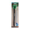Puckator Minecraft Creeper Erasable Pen with Silicone Topper - Cool Cute Aesthetic Back To School Supplies Erasable Gel Pens - Pen With Eraser Rubber For Kids Office Writing Drawing