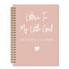 PUHEI Letters to My Daughter Pink Notebook Journal 5.5x8.3