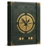PU Leather 3 Ring Binder for 8.5" x 11" Letter Size Paper, Green