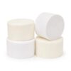 PULILAI Crepe Paper Streamers 4 Rolls 328ft Off-White & White Party Streamers Backdrop Rolls for Wedding Birthday Baby Shower Valentine's Day Graduation Anniversary Party Decorations