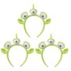 Pumnao Three-eyed Alien Monster Toy Headband Cute Plush Headband Headwear for Themed Party(3 Pcs)
