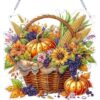 Pumpkin Basket 2D Flat DIY Diamond Art Pendant Diamond Art Painting Set