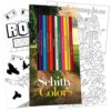 Pun Labs Comedy Town Creative Art Set, 12 Foil-Stamped Pencils with 5 Pages