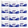 PURELL Healthcare Surface Disinfecting Wipes, 72 Count Flowpack, 7.4" x 9" Wipes (Pack of 12) – 9370-12