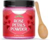 Pure & Natural Rose Petal Powder for Skeen & Hair Supports Tanning & Glowing Skeen Face Pack Mask with Wooden Spoon – 100g | 3.5 Oz