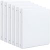 PUREZON Ring Binders, 6 Pack, White, 1 Inch