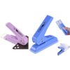 Purple and Blue Hole Punch, 15 and 30 Sheet Capacity Labor Savings