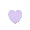 Purple Heart Sticky Notes, Blank Book Labels, 2-Piece Set with 200 Sheets Total, Self-Adhesive