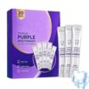 Purple Mouthwash Sachets for Teeth Whitening,Color Correcting Whitening Mouthwash,Alcohol & Peroxide Free Oral Rinse,Travel Size Individual Packets for Daily Oral Care,Work,20 Count