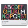 Pushpeel Advanced ABC Tracing Puzzle Board (Best for Ages 4+) – Silicone Learning Toy for Pre-Writing & Fine Motor Skills – Quiet Sensory Travel Activity Toy for Kids – Uppercase Alphabet, Granite