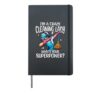 Putzkraft Cleaning Lady Hardcover Journal, Black