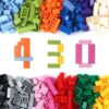 PUZSNAP 430 PCS Multicolor Building Blocks Set, STEM Educational Toys, Creative Gift for Kids 3+, Compatible with Major Brands