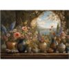 Puzzles for Adults 1000 Pieces,Flower Vases Mediterranean Jigsaw Puzzle