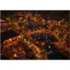Puzzles for Adults 1000 Pieces, Night Canal Village Lights Jigsaw Puzzle