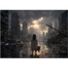 Puzzles for Adults 1000 Pieces, Stormy Ruined Cityscape Jigsaw Puzzle