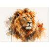 Puzzles for Adults 1000 Pieces, Watercolor Lion Portrait Jigsaw Puzzle