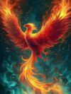 Puzzles for Adults 500 Pieces, Fiery Phoenix Wooden Puzzle - Large Educational Puzzle Artwork for Adults -Challenging and Fun Activity - Home Decors Gifts