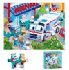 Puzzles for Kids Ages 3-6 Year Old,24 Pieces Jigsaw Puzzles for Toddlers & Children Ages 4-6，Educational Floor Puzzles with Storage Box for Gifts (Ambulance)