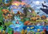 Puzzles for Kids Ages 6-8 8-10 Year Old - World Wildlife Panorama,200 Pieces Jigsaw Puzzles for Kids, Learning Educational Toys for Boys and Girls