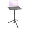 Pyle Laptop Stand Height Adjustable - Laptop Stand & Projector Stand for Stage, Office & Studio, Foldable, Durable, 70-120cm Height for Notebook, Projector, DJ & Presentations