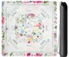 QAWRZZPR Flower American Mah Jongg Mat with Rules – 31.5" x 31.5" Noise-Reducing, Non-Slip Rubber Gaming Mat for American Mahjong Tables, Colorful Flower Pattern; Includes Rules Reference