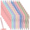 Qeeenar 100 Pcs Bible Highlighters and Ballpoint Pen with Soft Cute Aesthetic No Bleed Inspirational Highlighter Chisel Tip Pastel 10 Assorted Color Marker for School Study Journaling Supplies