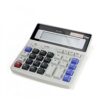 QERTYHJK 12 Digit Desk Calculator Large Buttons Financial Business Accounting Tool Big Keyboard Touching for Office School