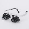 QERTYHJK 8X 23X LED Retractable Head-Mounted Watch Maintenance Magnifying Glasses Eyes with Light