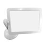 QERTYHJK Brighter LED Screen Magnifier Reading Viewer Hands-Free Magnifying Glass Magnification Portable Gift Glasses for Parents