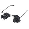 QERTYHJK Magnifying Glass with Led Lights Glasses Magnifier for Watch Repair Binocular Loupe Jewelry Tool