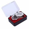 QERTYHJK Metal Jewelry Magnifying Glass Tool Eye Foldable Triple