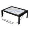QERTYHJK Reading 3X Magnifier Full Page Optical Magnifying Foldable A4 LED Lens Desk Glass for Sewing Knitting