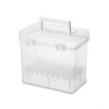 Qianly Marker Holder Portable Storage Case with Latch Secure Organizer with Handle for Students, Classroom, Desk, 60 Color