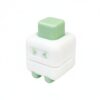 Qianly Paper Punch Mini Hole Punch Single Hole Punch Handheld Friendly Stainless Steel Cute Robot with Easy Suitable for School Office Planners Home DIY Crafts Card Making, Green