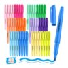 Qicewinly 48 Count Highlighters Bulk - 12 Assorted Fashion Colors, Chisel Tip, No Bleed & Quick Dry, Ideal for Note Taking, Studying, School, Office, Student & Teacher Supplies
