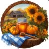 Qiuenisray Sunflower Pumpkin Jigsaw Puzzle 200 Pcs