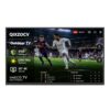 QIXZOCV MWE 55 Inch Outdoor TV, 4K UHD Waterproof Weatherproof Television, IP55 Patio TV with 2000-Nit Brightness, webOS, WiFi, Voice Remote, Screen Mirroring, Wall Mount Included