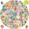 Qkilisy 300Pcs Aesthetic Water Bottle Stickers for Teens Adults