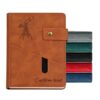 QSZ Custom Engraved Leather Notebook Personalized Notebook with Pen 5 Colors Available Customizable Gift for Men Women Dad Birthday Christmas Thanksgiving Day (Engraved leather notebooks)