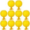 Qualirey 10 Set Fruit Fly Sticky Trap Balls Fungus Gnat Killer Bug Catcher Gnat Trap Insect Traps Indoor Outdoor Plant Fly Sticky Traps Ball for Fungus Plants(Yellow)