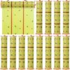 Qualirey 16 Rolls Giant Sticky Fly Traps 367 Feet Adhesive Fly Paper Fruit Traps Outdoor Indoor Strips Sticky Hanging Tapes Gnat Bug Catcher Pest Killer for Garage Greenhouse Barn Stable