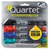 Quartet Dry Erase Markers, Whiteboard Markers, Bullet Tip, EnduraGlide, Assorted Classic Colors, 4 Pack (5001-1MA)
