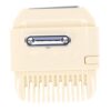 Qudinip Manual Hair Trimmer Comb, 3 in 1 with Adjustable Modes for Trimming Split Ends, Thinning Hair, Shaping Eyebrows (Beige)